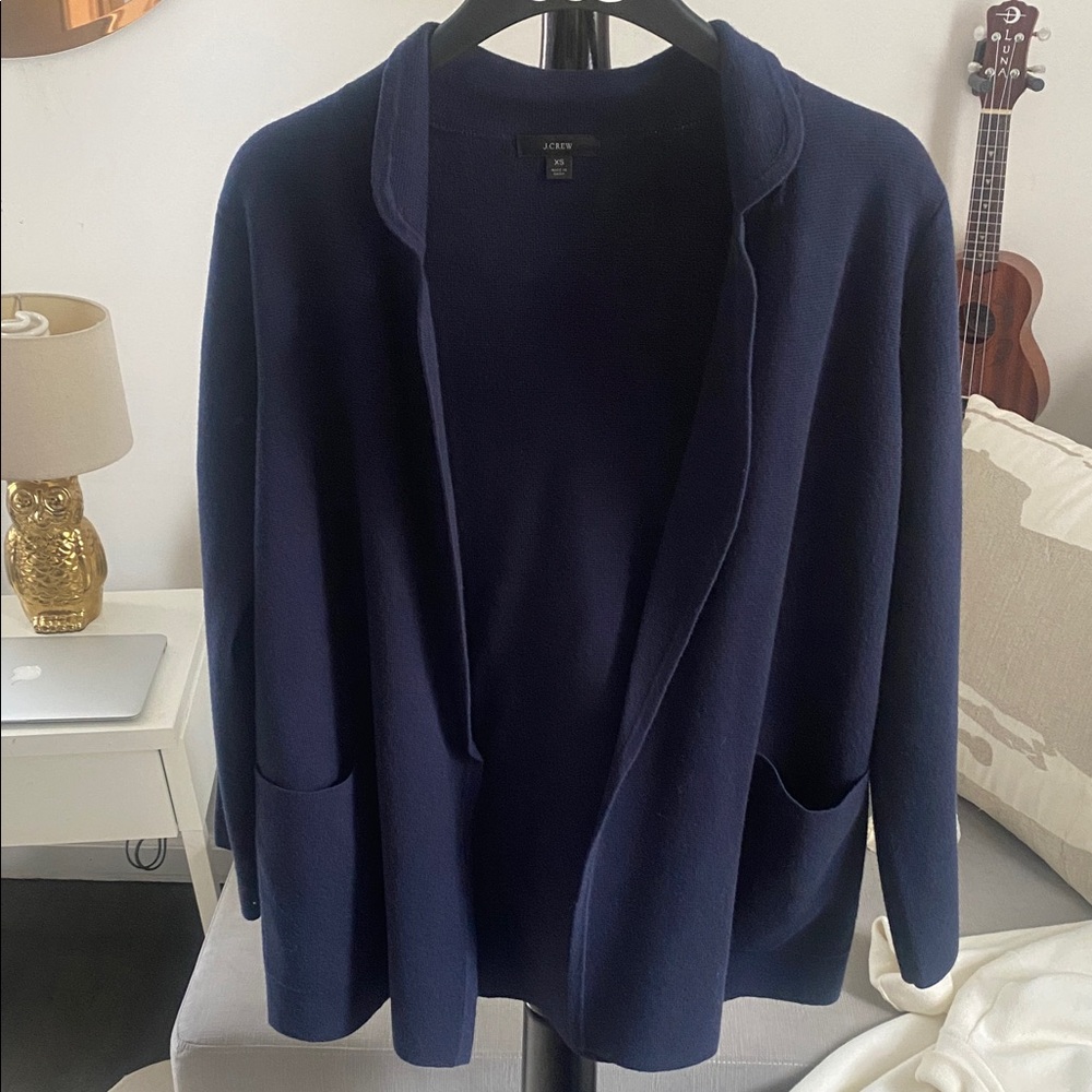 J.Crew Sweater Blazer navy